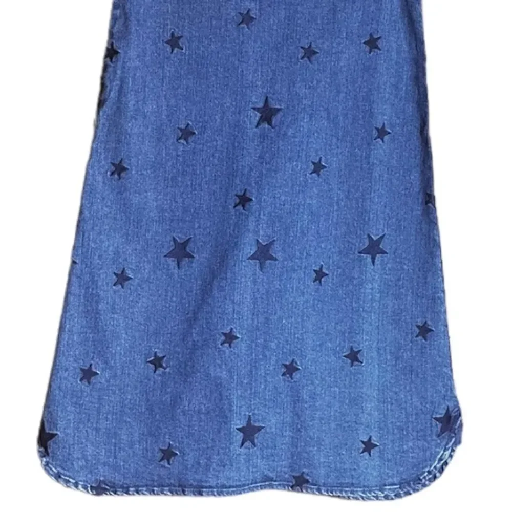 Johnnie‎ B Boden Denim Star Dress Girls Size 13 / 14 Years ▫️